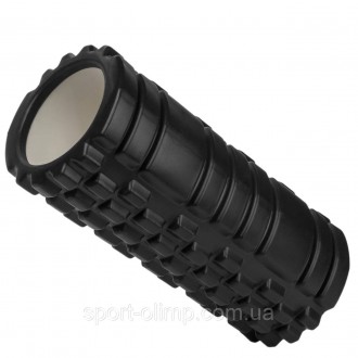 Массажный ролик (роллер) U-POWEX EVA foam roller (33x14см.) Black
Массажный ролл. . фото 2