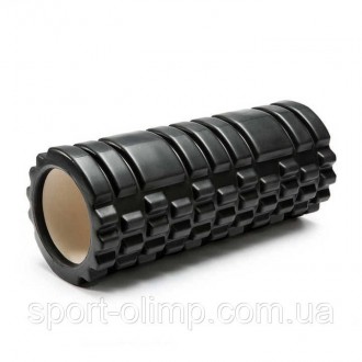 Массажный ролик (роллер) U-POWEX EVA foam roller (33x14см.) Black
Массажный ролл. . фото 9