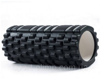 Массажный ролик (роллер) U-POWEX EVA foam roller (33x14см.) Black
Массажный ролл. . фото 8