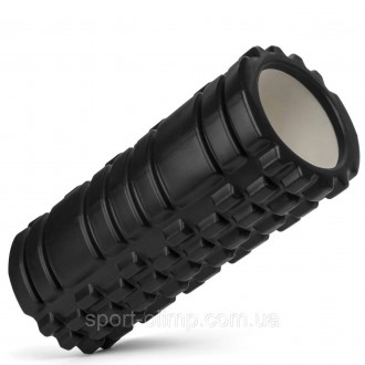 Массажный ролик (роллер) U-POWEX EVA foam roller (33x14см.) Black
Массажный ролл. . фото 7