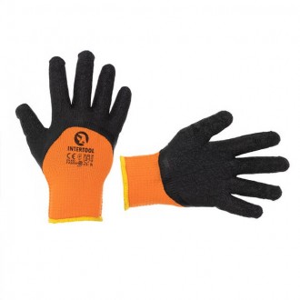  Призначення Утеплені рукавиці INTERTOOL SP-0116 з латексним покриттям, призначе. . фото 2