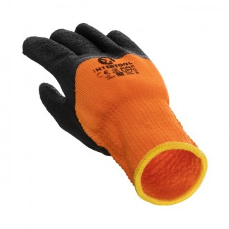  Призначення Утеплені рукавиці INTERTOOL SP-0116 з латексним покриттям, призначе. . фото 5