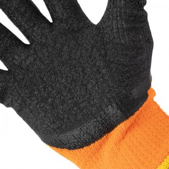  Призначення Утеплені рукавиці INTERTOOL SP-0116 з латексним покриттям, призначе. . фото 3