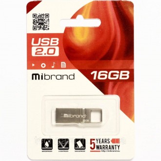 Mibrand Stingray (Скат) — flash-накопичувач ємністю 16Гб темно-сірого кольору ст. . фото 3