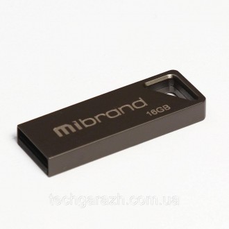 Mibrand Stingray (Скат) — flash-накопичувач ємністю 16Гб темно-сірого кольору ст. . фото 2