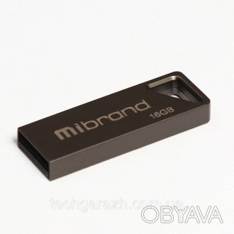 Mibrand Stingray (Скат) — flash-накопичувач ємністю 16Гб темно-сірого кольору ст. . фото 1
