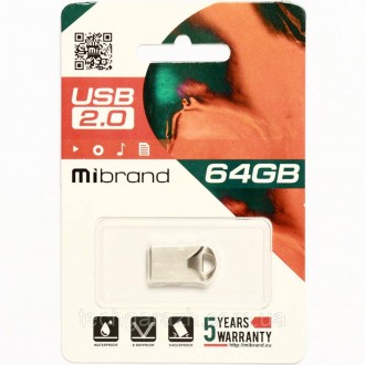 USB-накопичувач Mibrand Hawk (у перекладі — «Яструб»). Флешка Mibrand швидка, на. . фото 3