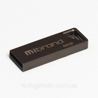 Mibrand Stingray (Скат) — flash-накопичувач ємністю 64 Гб темно-сірого кольору с. . фото 2