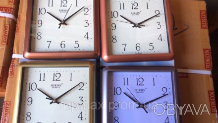 Годинники настінні Rikon 6551 21*21 см
Характеристики:
Розмір годинника: 21*21 с. . фото 1