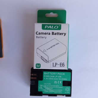 Нове.
Акумулятор PALO LP-E6 (аналог Canon LP-E6) – для фотокамери Canon 6. . фото 2