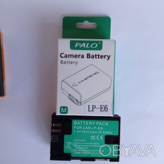 Нове.
Акумулятор PALO LP-E6 (аналог Canon LP-E6) – для фотокамери Canon 6. . фото 1