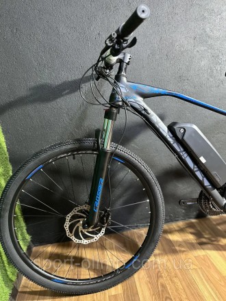 Электровелосипед E-LAVA Hydraulic 29" li-ion 15A 48V/750W черно-синий
Горный эле. . фото 5