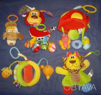 Подвесные игрушки-погремушки для малышей
1)Маленькая плюшевая собачка- длина-17. . фото 1