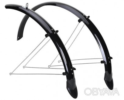 Крылья для велосипедов с колесами 26"
Цвет: черный.
Материал, пластик - PE
Разме. . фото 1