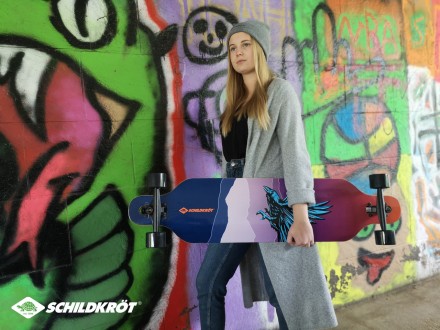 Нова дошка Schildkröt Longboard популярної форми Freeride Drop Trough 41". Ідеал. . фото 4