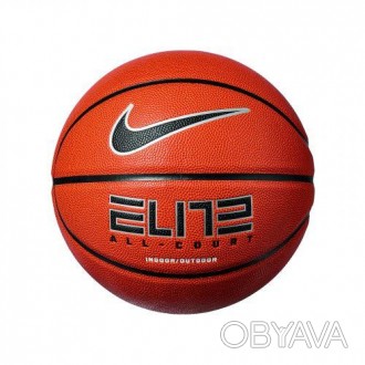 М'яч баскетбольний Nike ELITE ALL COURT 8P із глибокими контурами каналів для кр. . фото 1