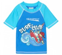 Сонцезахисний топ SURF-CLUB T-SHIRT з короткими рукавами та серферським принтом . . фото 3