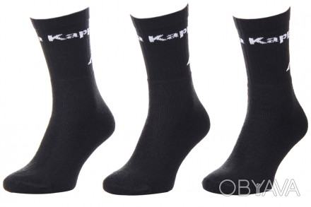 Шкарпетки Kappa Socks Logo Saboya виготовлені з комбінованого матеріалу. Однотон. . фото 1