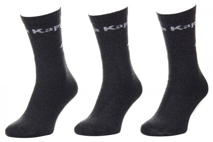Шкарпетки Kappa Socks Logo Saboya виготовлені з комбінованого матеріалу. Однотон. . фото 2