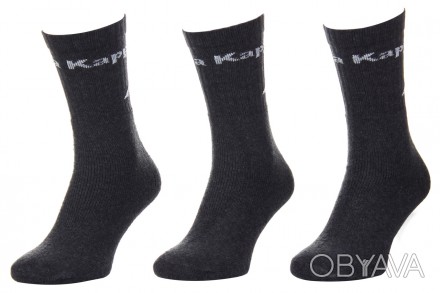 Шкарпетки Kappa Socks Logo Saboya виготовлені з комбінованого матеріалу. Однотон. . фото 1