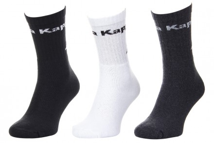 Шкарпетки Kappa Socks Logo Saboya виготовлені з комбінованого матеріалу. Однотон. . фото 2