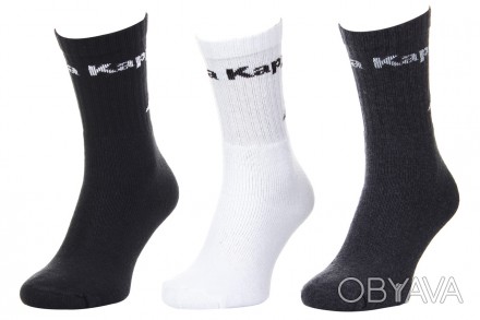 Шкарпетки Kappa Socks Logo Saboya виготовлені з комбінованого матеріалу. Однотон. . фото 1