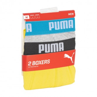 Труси-боксери Puma BASIC BOXER 2P у спортивному стилі відрізняють грамотні кольо. . фото 5