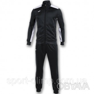 Спортивный костюм состоит из куртки и спортивных штанов. Куртка имеет молнию по . . фото 1