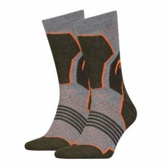 Шкарпетки Head HIKING CREW спеціалізовані шкарпетки для туризму, зимових видів с. . фото 3