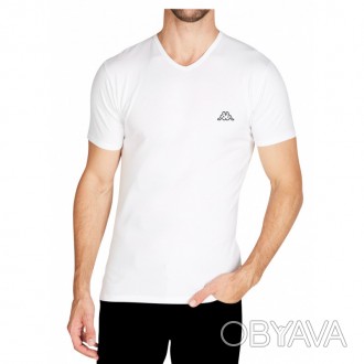 Футболка Kappa T-shirt Mezza Manica Scollo з V-подібним вирізом та коротким рука. . фото 1