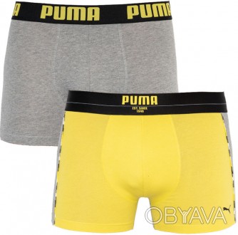 Труси-боксери Puma STATEMENT BOXER 2P у спортивному стилі відрізняють грамотні к. . фото 1