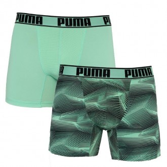 Труси-боксери Puma ACTIVE BOXER PRINT 2P у спортивному стилі відрізняють грамотн. . фото 2