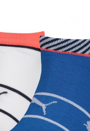 Шкарпетки PUMA BOYS SNEAKER 2P STRIPE дасть можливість бути спортивним та модним. . фото 4