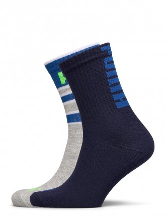 Шкарпетки PUMA BOYS CLASSIC SOCK 2P STRIPES - це поєднання комфорту та культовог. . фото 3
