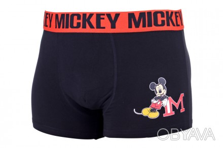Стильні чоловічі труси-шорти Mickey, зручна, приємна до тіла модель. Ідеально пі. . фото 1
