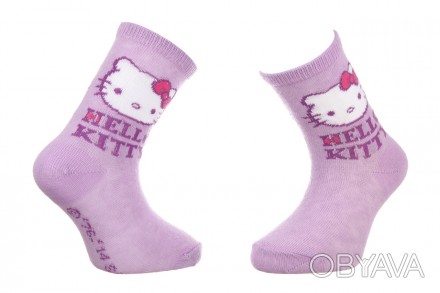 Мультяшні дитячі шкарпетки з принтом HELLO KITTY гарантують, що ваш зовнішній ви. . фото 1
