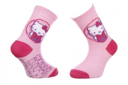 Мультяшні дитячі шкарпетки з принтом HELLO KITTY гарантують, що ваш зовнішній ви. . фото 2