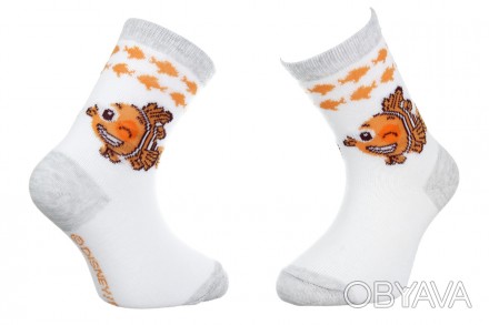 Мультяшні шкарпетки з принтом NEMO-BEBE гарантують, що ваш зовнішній вигляд стан. . фото 1