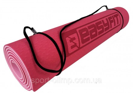 Коврик EasyFit премиального качества специально разработан для йоги и пилатеса. . . фото 4
