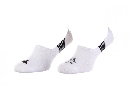 Шкарпетки-сліди Kappa щільно сидять на нозі не сповзаючи так як є силіконові сму. . фото 2