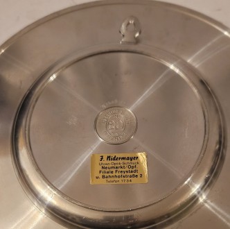 Настенное оловянное тарелка панно , художественное литье, диаметр 24см.
Клеймо н. . фото 4