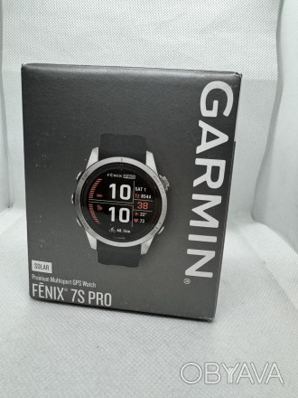 
Garmin fenix 7S Pro Solar Premium Multi Sport GPS Watch (010-02776-01) Смарт-ча. . фото 1