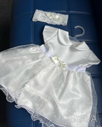 (YOLA.BABY.SHOP) - магазин дитячого одягу.
Комплект для дівчинки (сукня, повязка. . фото 1