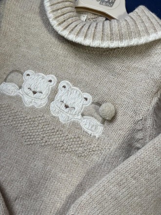 (YOLA.BABY.SHOP) - магазин дитячого одягу.
Комбінезон вязаний на овчині з шапочк. . фото 4