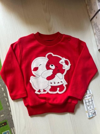 Кофта Красная (3-6м) (YOLA.BABY.SHOP). Львов. фото 1 Кофта Красная (3-6м) (YOLA.BABY.SHOP). Львов. фото 1