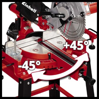 Огляд
Торцовочная пила Einhell TC-SM 2531/2 U позволяет выполнять быструю, точну. . фото 5