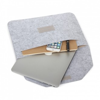 Сумка-конверт Felt Sleeve - це ідеальне рішення для збереження вашого ноутбука я. . фото 3