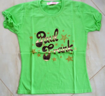 Яркая, стильная и качественная футболка из мягкого трикотажа с принтом для девоч. . фото 8
