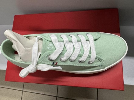 
S. Oliver Canvas trainers pale green (101.003.106.23678) Женские кроссовки, 39 . . фото 6