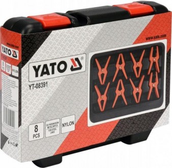 Зажимы YATO YT-08391 предназначены для защиты жестких кабелей: стальных, алюмини. . фото 8